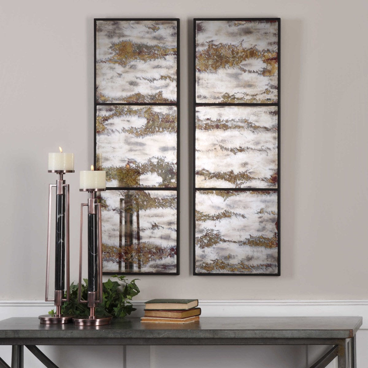 Uttermost Rahila Antiqued Mirror Set Of 2 04099