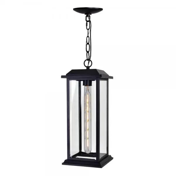 CWI LIGHTING BLACKBRIDGE 1 LIGHT OUTDOOR BLACK PENDANT 0409P6-1-101