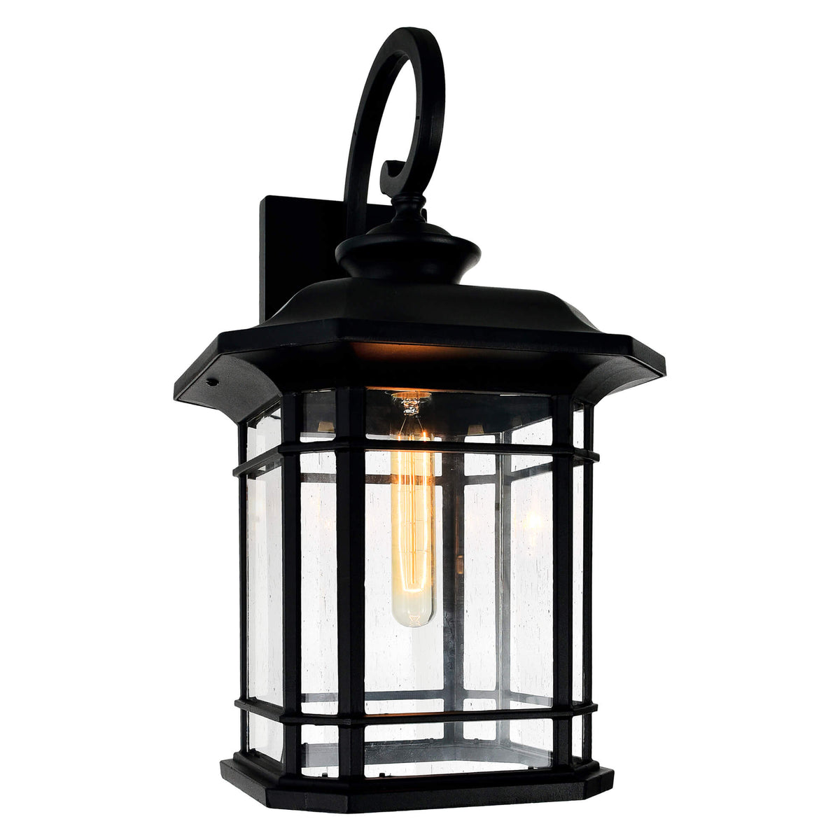 CWI LIGHTING BLACKBURN 1 LIGHT BLACK OUTDOOR WALL LIGHT 0411W11-1-101