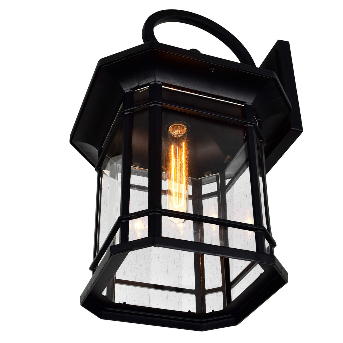 CWI LIGHTING BLACKBURN 1 LIGHT BLACK OUTDOOR WALL LIGHT 0411W11-1-101
