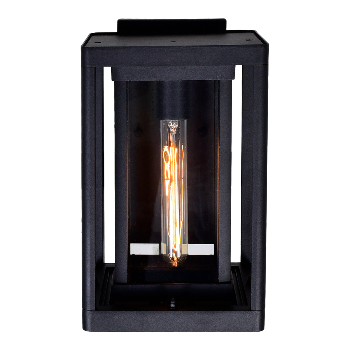 CWI LIGHTING MULVANE 1 LIGHT BLACK OUTDOOR WALL LIGHT 0415W7-1-101