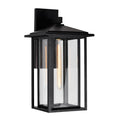 CWI LIGHTING CRAWFORD 1 LIGHT BLACK OUTDOOR WALL LIGHT 0417W11-1-101