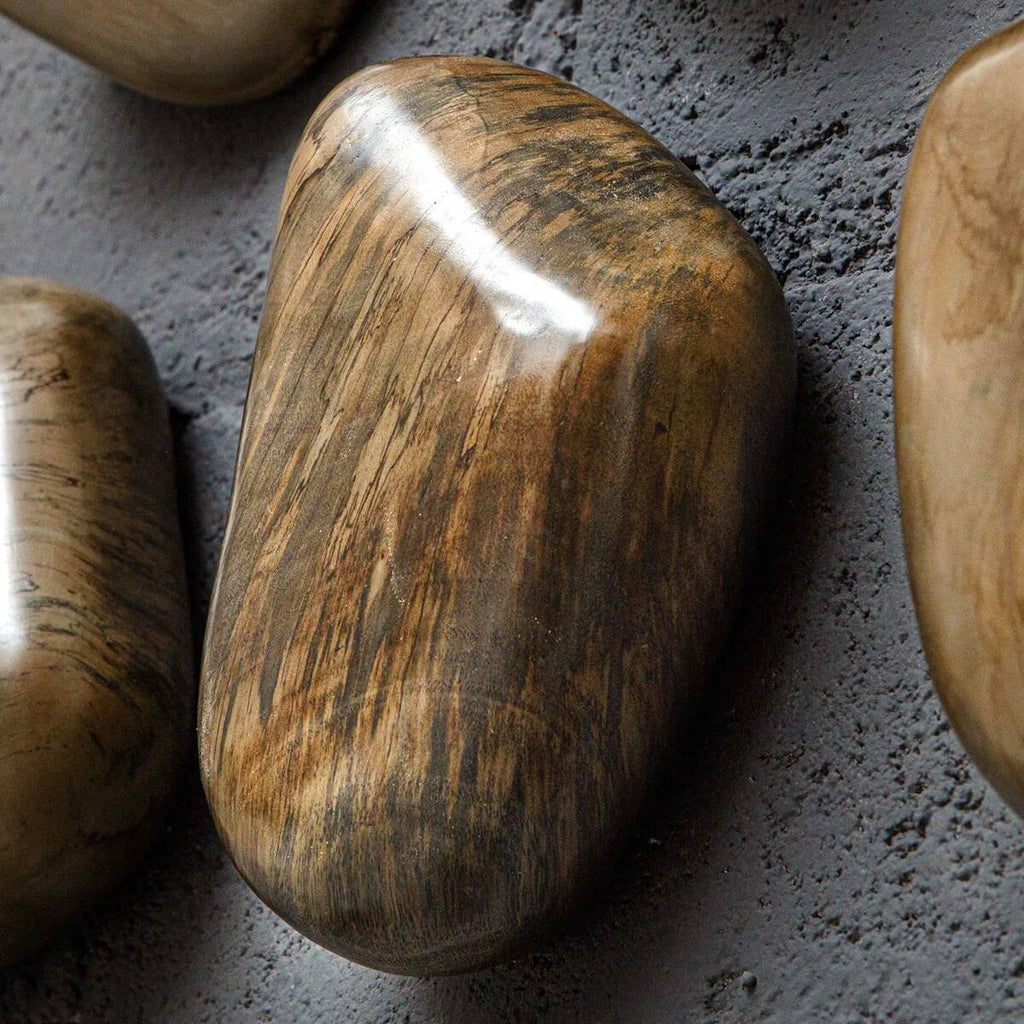 UTTERMOST PEBBLES WOOD WALL DECOR WALNUT SET OF NINE 04323