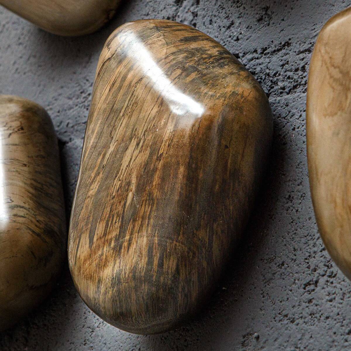 UTTERMOST PEBBLES WOOD WALL DECOR WALNUT SET OF NINE 04323
