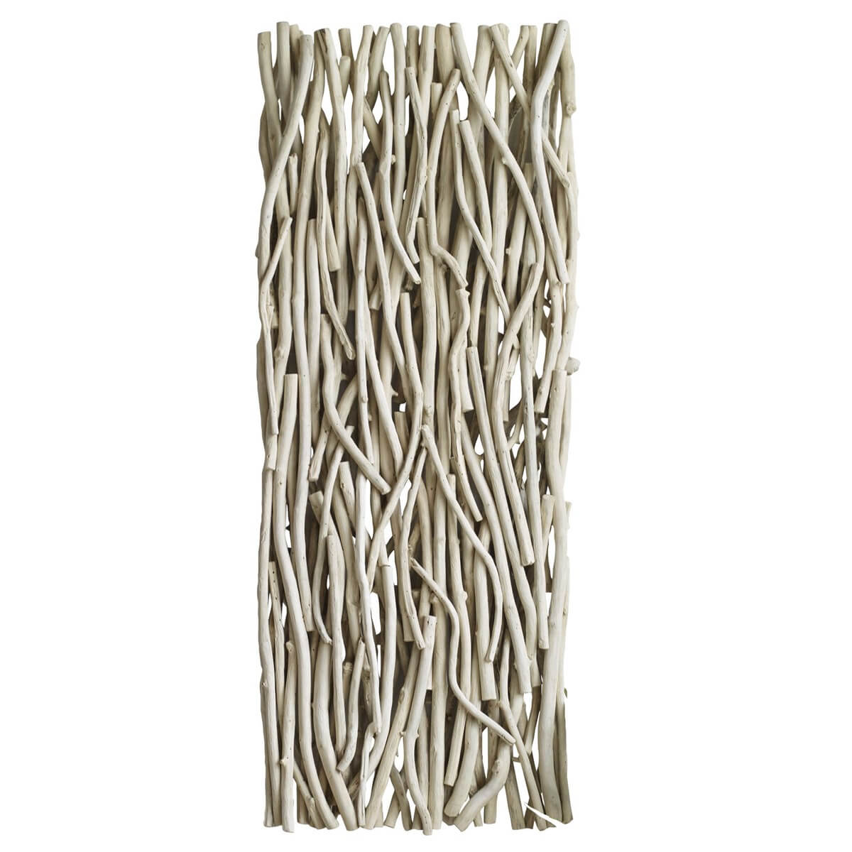 UTTERMOST GATHERED TEAK WOOD WALL DECOR BLEACHED 04326