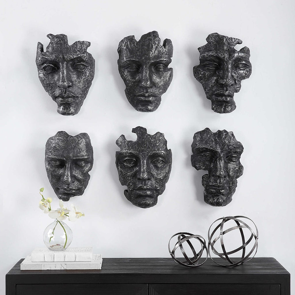 UTTERMOST SELF-PORTRAIT WALL DECOR GRAY  04350