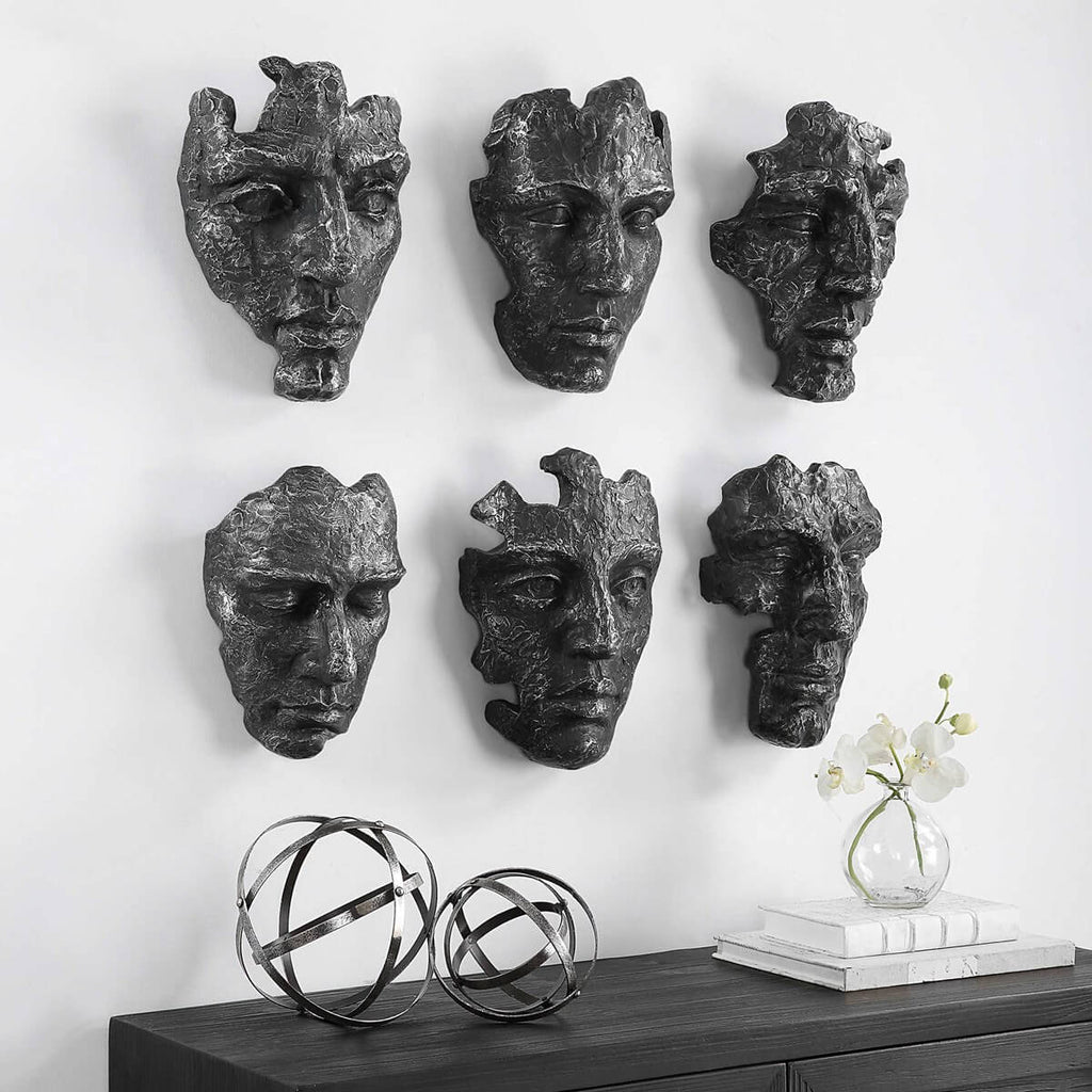 UTTERMOST SELF-PORTRAIT WALL DECOR GRAY  04350