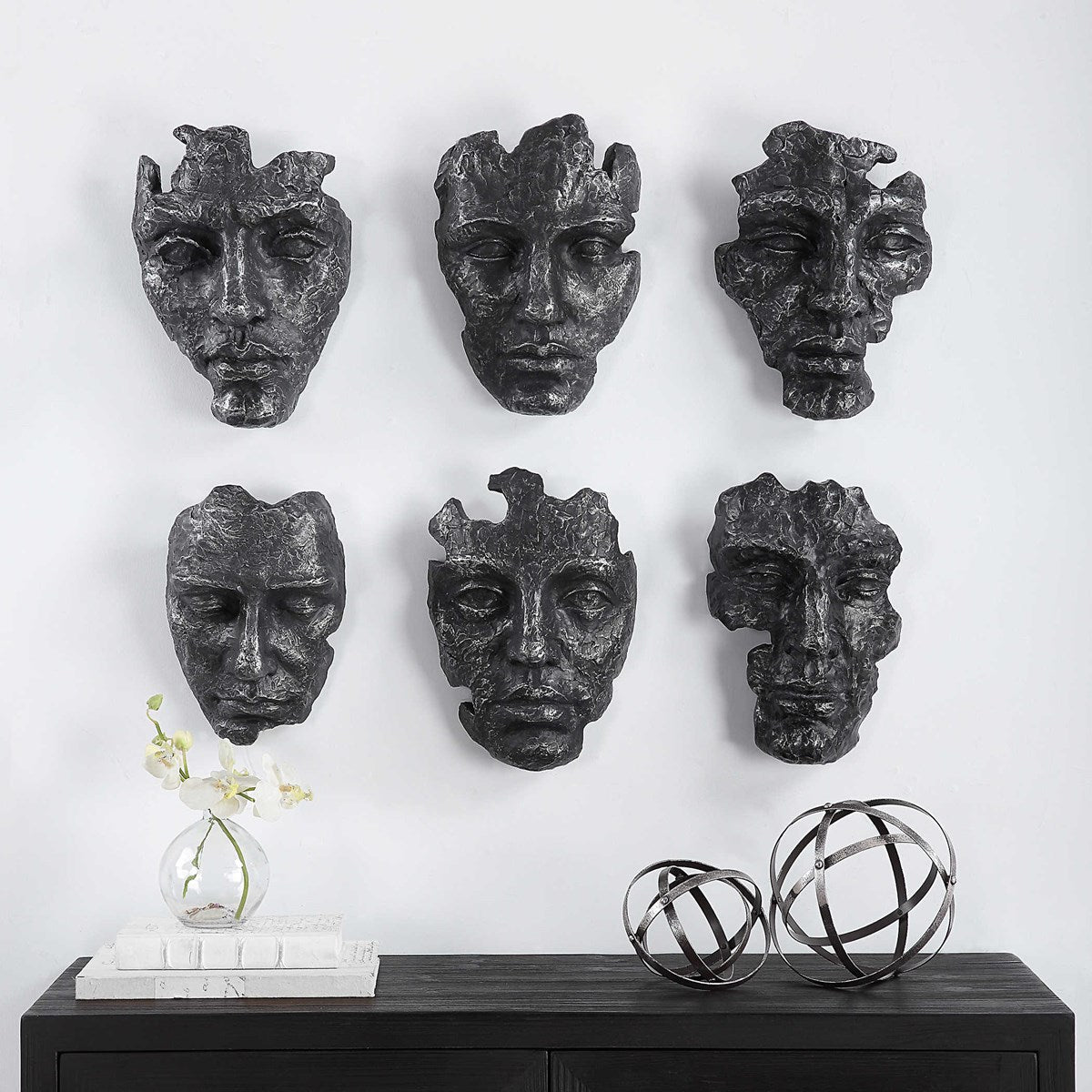UTTERMOST SELF-PORTRAIT WALL DECOR GRAY  04350