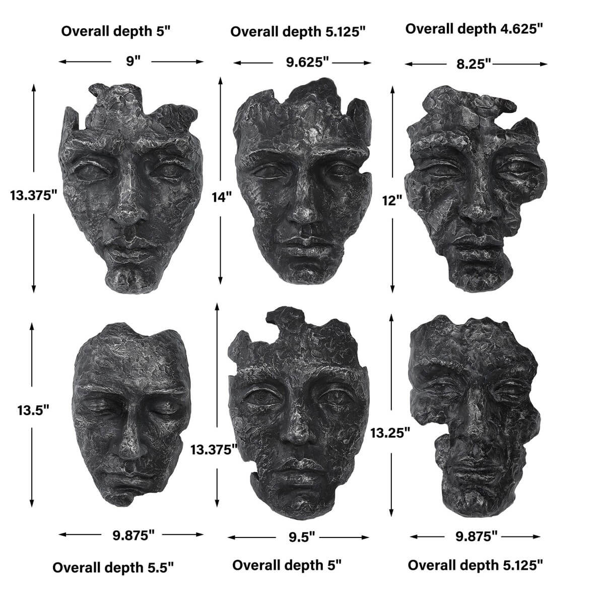 UTTERMOST SELF-PORTRAIT WALL DECOR GRAY  04350