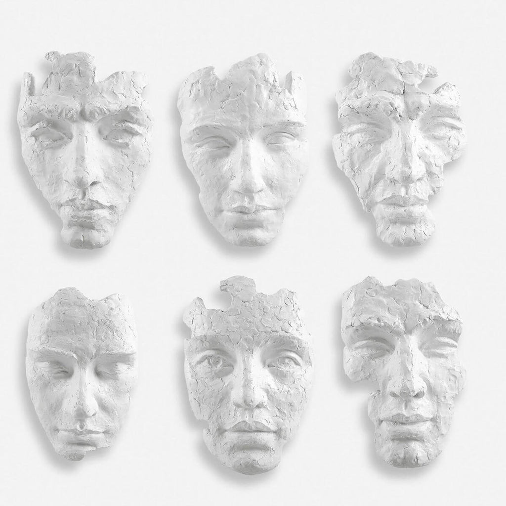 UTTERMOST SELF-PORTRAIT WALL DECOR WHITE 04358