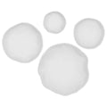UTTERMOST LUCKY COINS METAL WALL DECOR WHITE S/4 04362