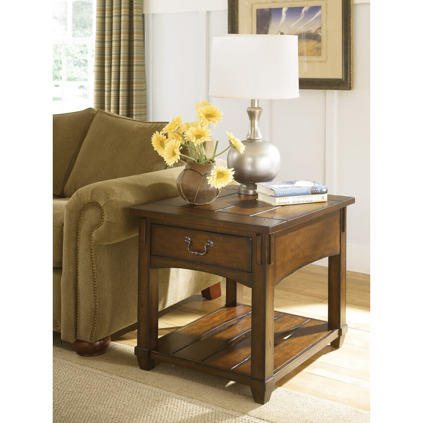 HAMMARY RECTANGULAR DRAWER END TABLE 049915