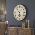 UTTERMOST HARRISON GRAY 23" WALL CLOCK 06032