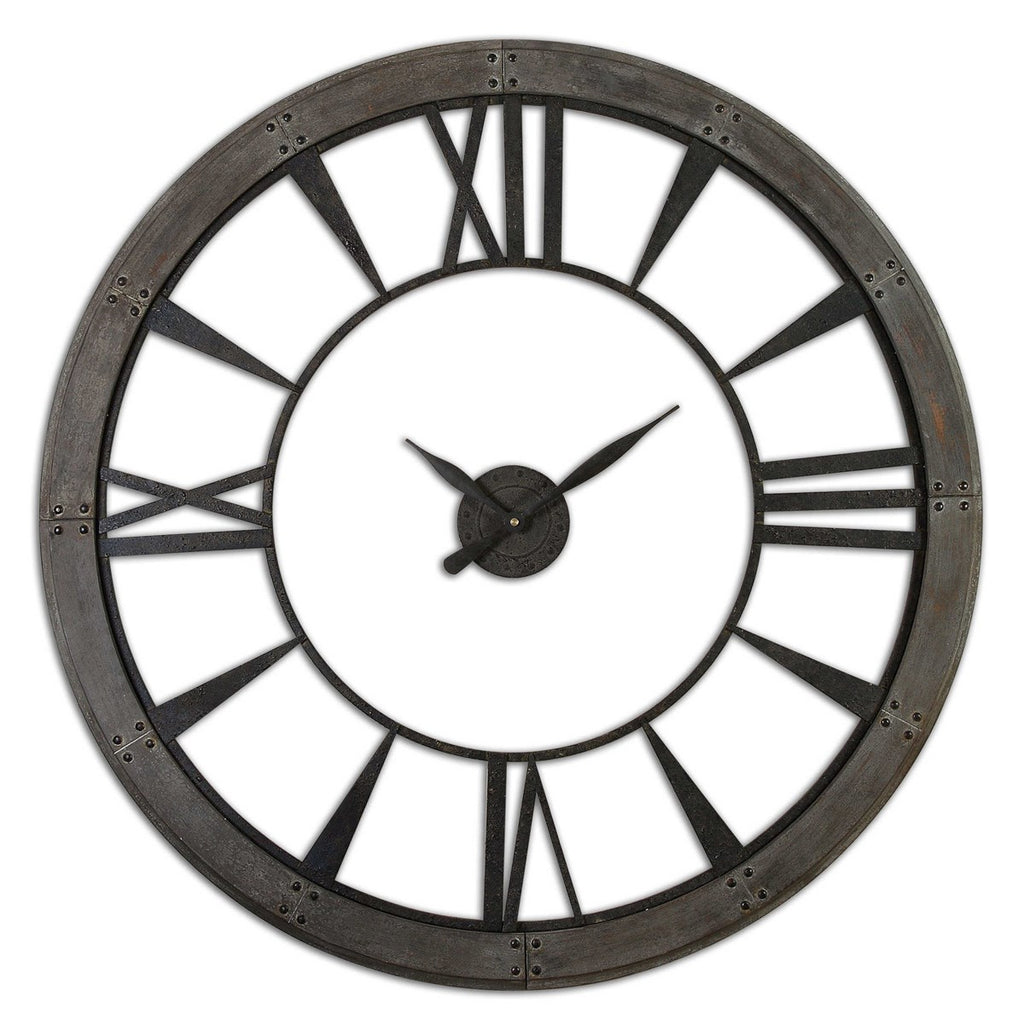 UTTERMOST RONAN LARGE WALL CLOCK 06084