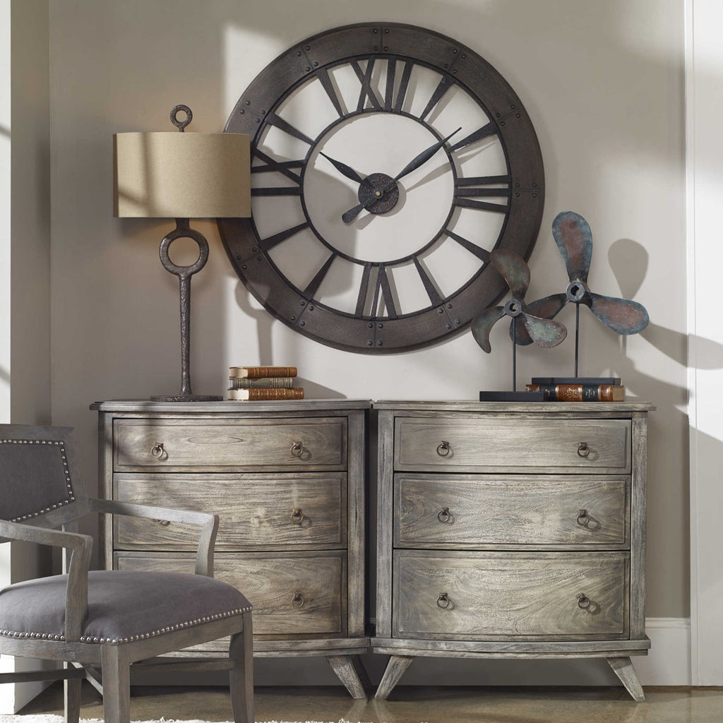 UTTERMOST RONAN WALL CLOCK 06085