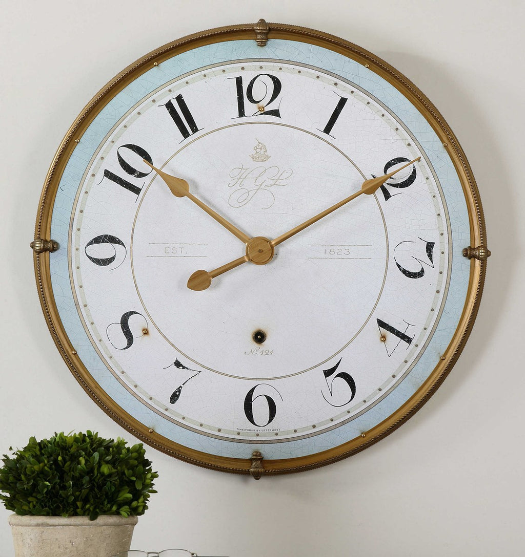 UTTERMOST TORRIANA WALL CLOCK 06091