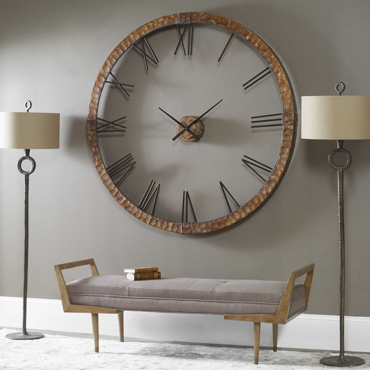 UTTERMOST AMARION WALL CLOCK 06655