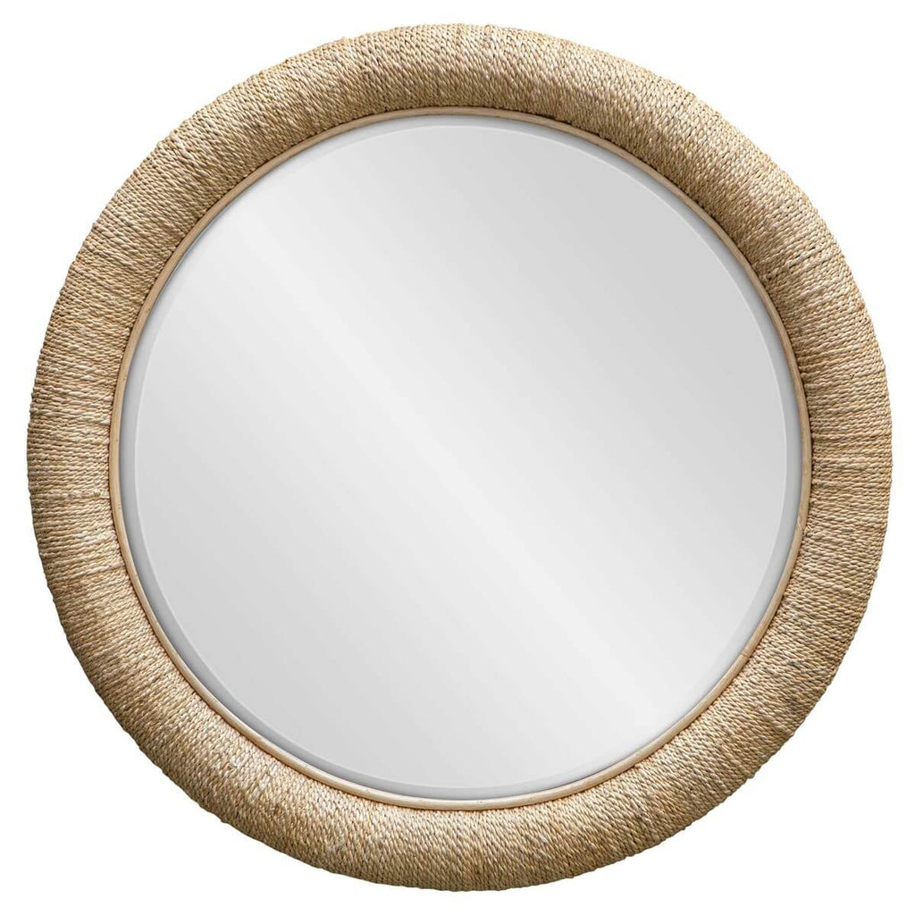 UTTERMOST MARINER ROUND MIRROR NATURAL 08169