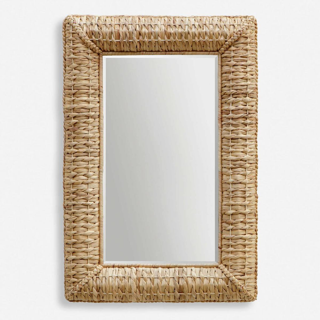 UTTERMOST TWISTED SEAGRASS RECTANGLE MIRROR 08180