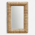 UTTERMOST TWISTED SEAGRASS RECTANGLE MIRROR 08180