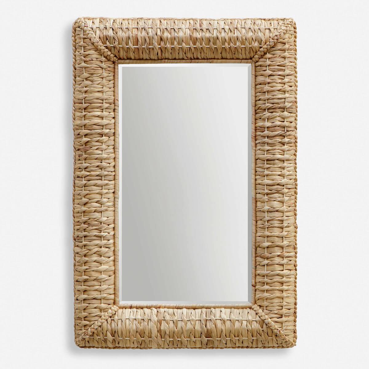 UTTERMOST TWISTED SEAGRASS RECTANGLE MIRROR 08180