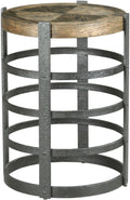 HAMMARY BARREL STRAP END TABLE 090973