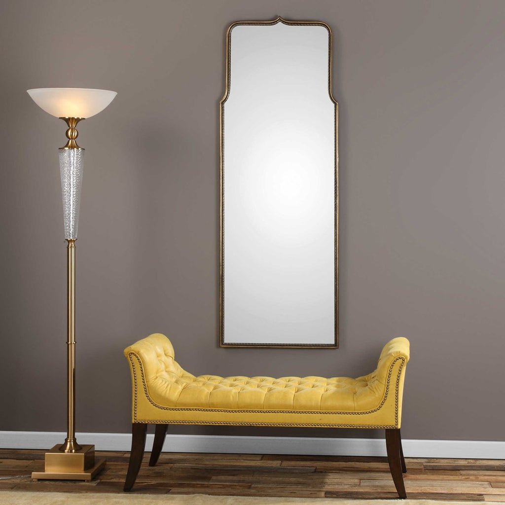 Uttermost Adelasia Antiqued Gold Mirror 09247