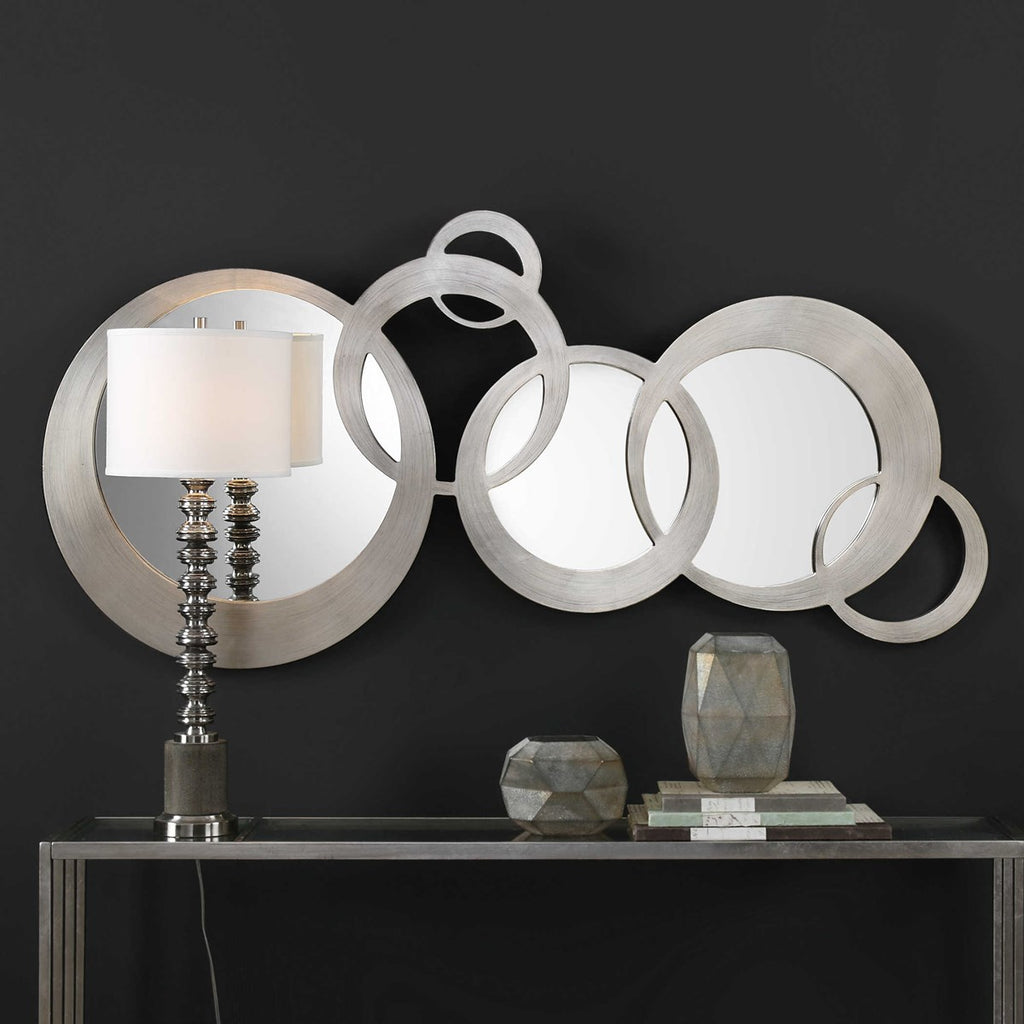 Uttermost Odiana Silver Rings Modern Mirror 09303
