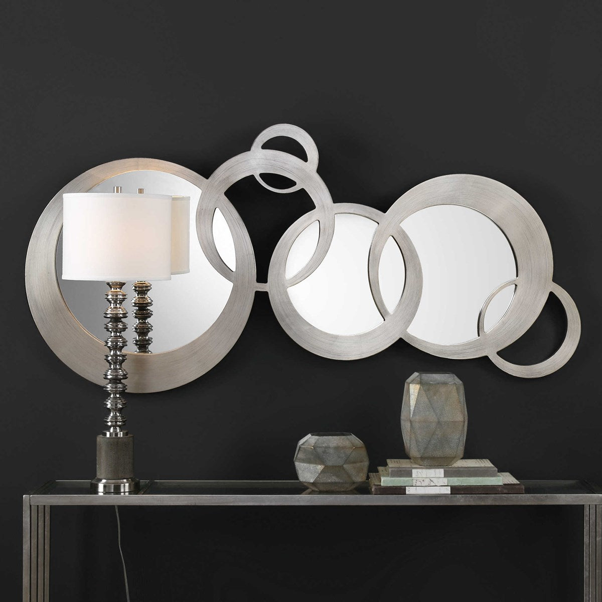 Uttermost Odiana Silver Rings Modern Mirror 09303