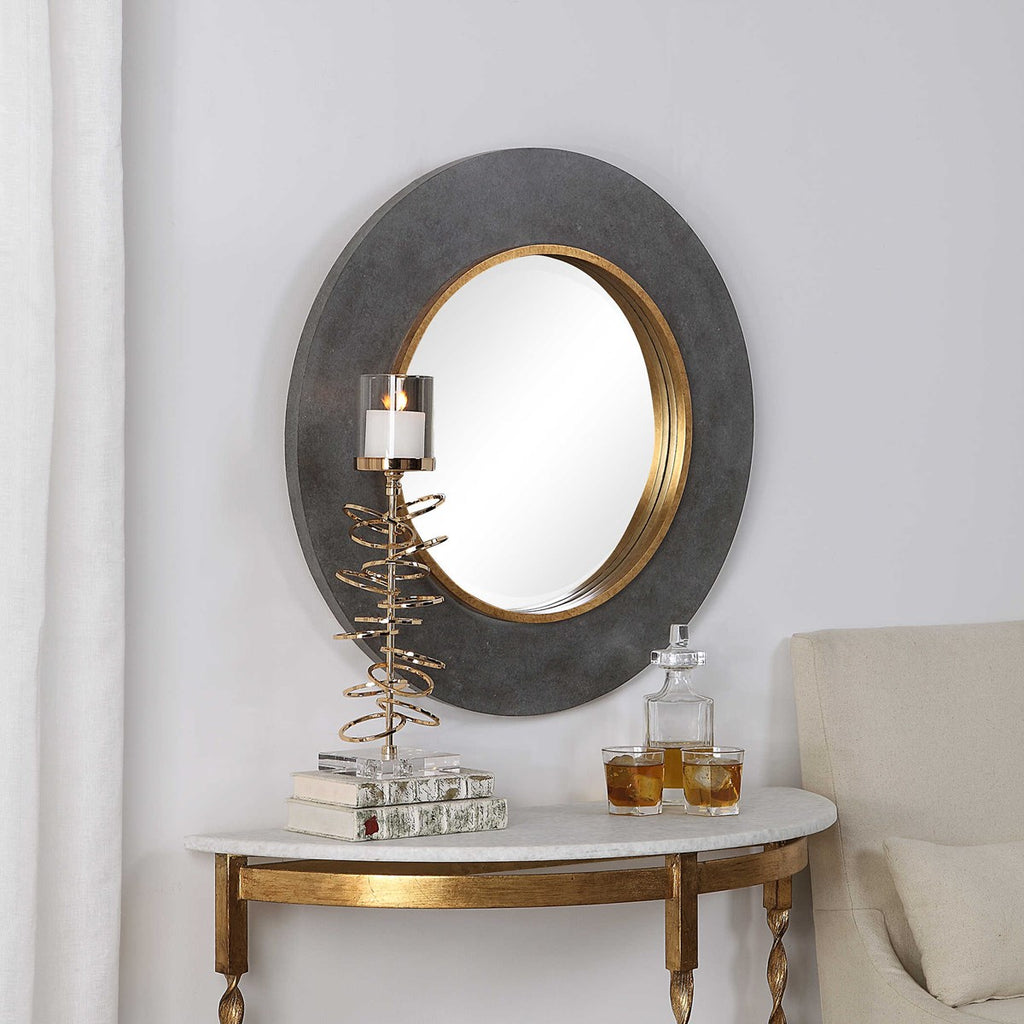 Uttermost Saul Round Mirror 09491