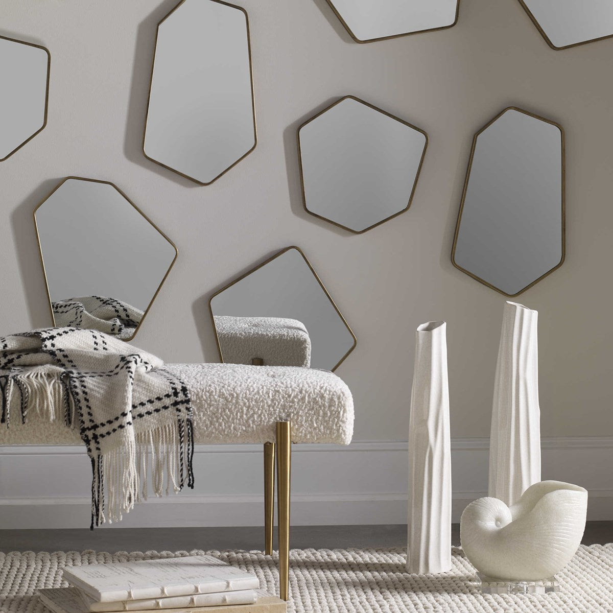 Uttermost Linneah Modern Mirrors S/4 09616