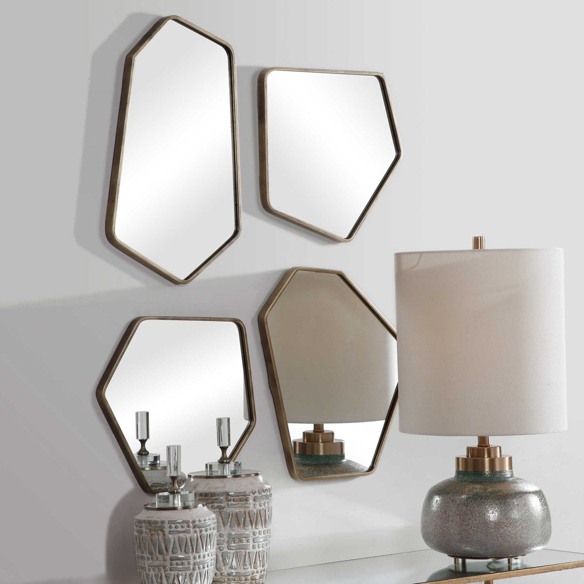 Uttermost Linneah Modern Mirrors S/4 09616