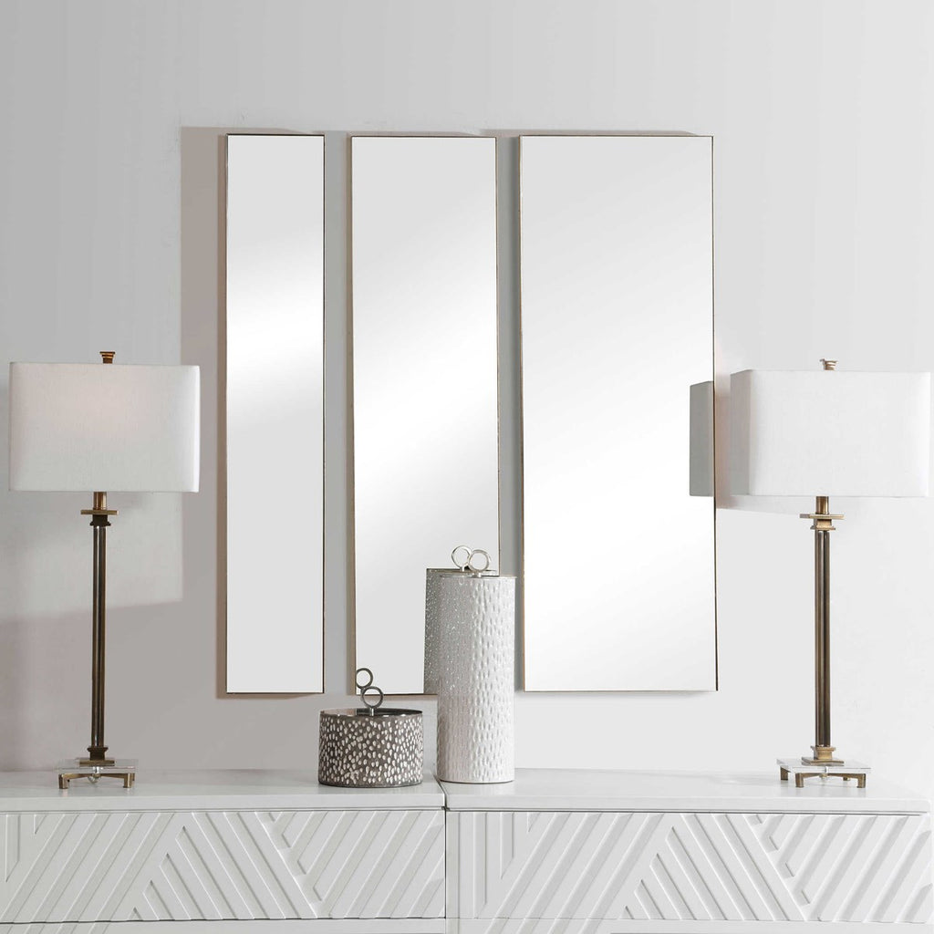 Uttermost Rowling Gold Mirrors S/3 09631