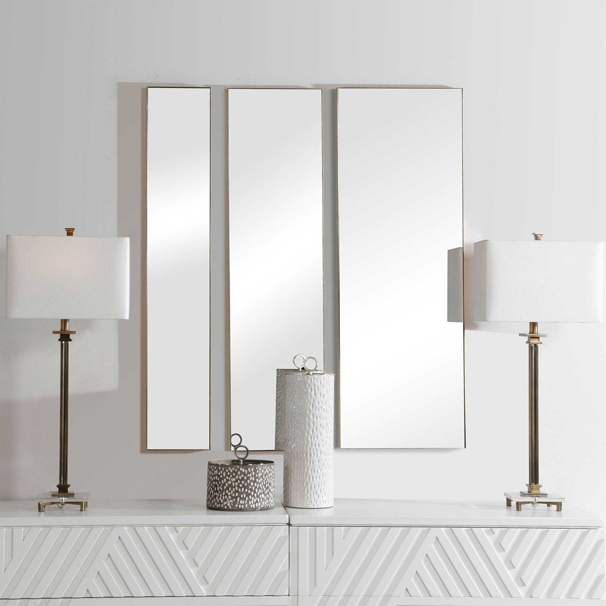 Uttermost Rowling Gold Mirrors S/3 09631