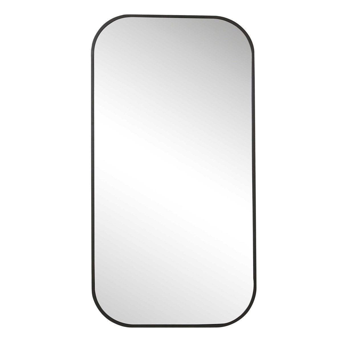 Uttermost Taft Mirror Matte Black 09659
