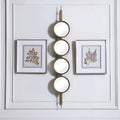 Uttermost Button Gold Mirror 09666