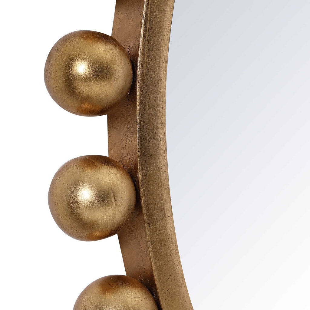 Uttermost Cyra Gold Round Mirror 09695