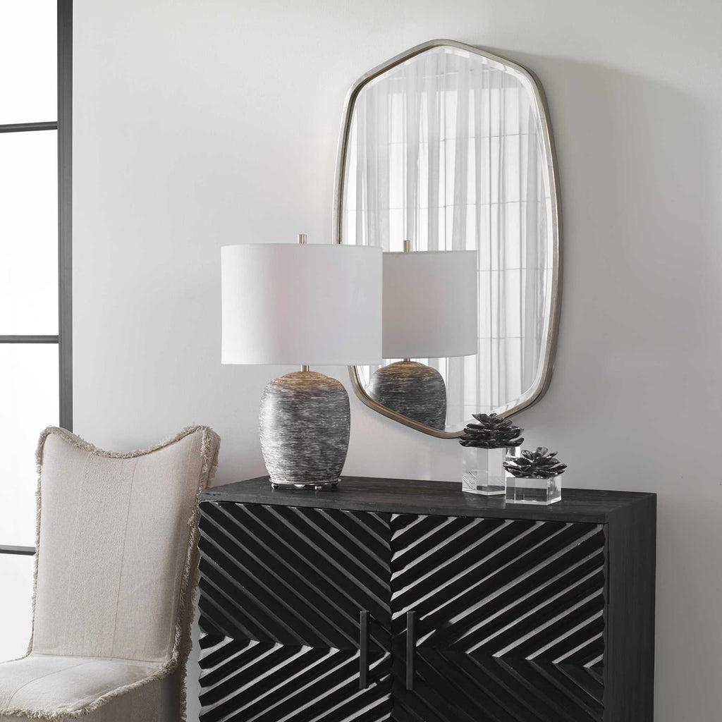 Uttermost Duronia Brushed Silver Mirror 09703