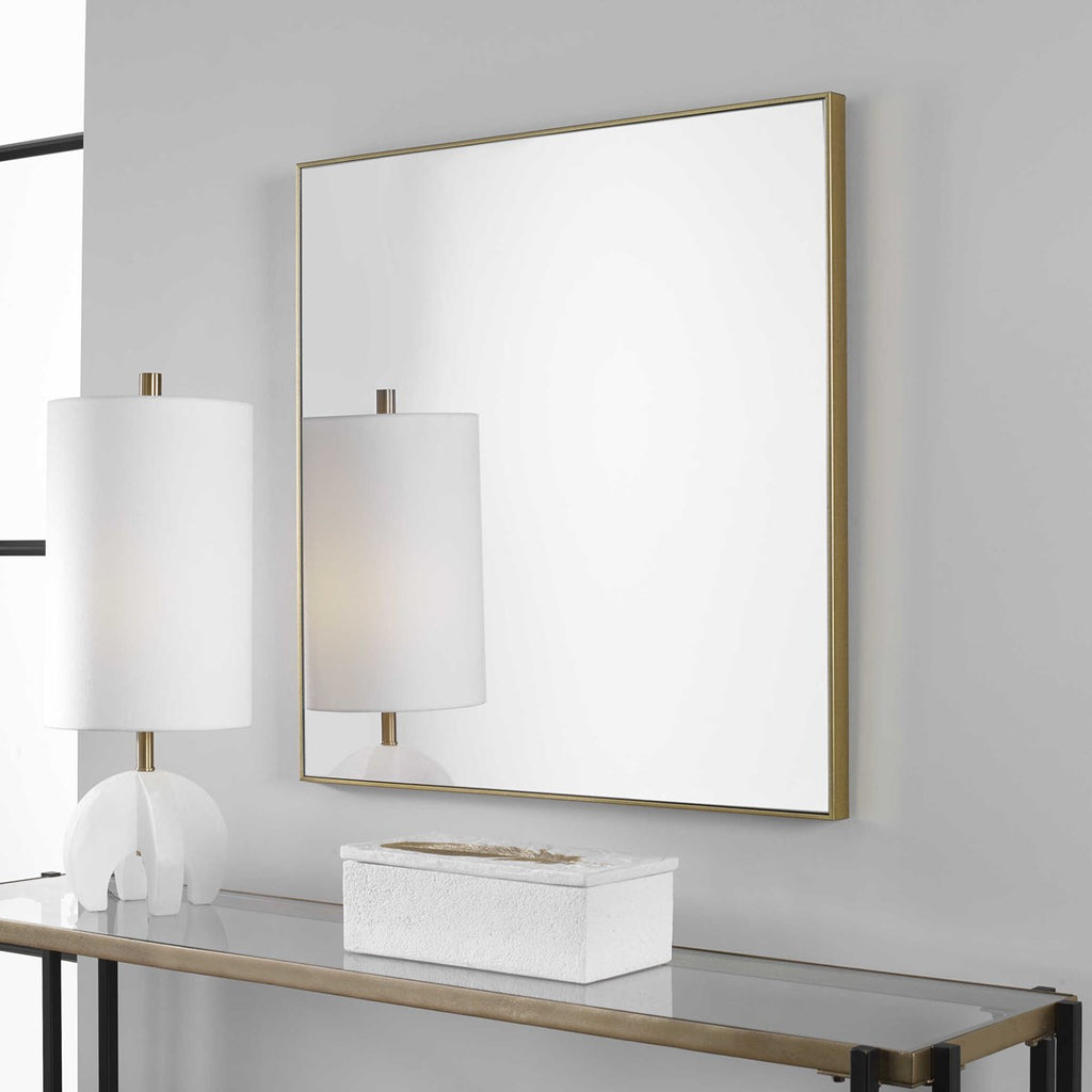 Uttermost Alexo Gold Square Mirror 09715