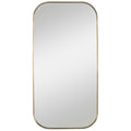 Uttermost Taft Plated Brass Mirror 09718