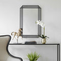 UTTERMOST AMHERST MIRROR BLACK 09768