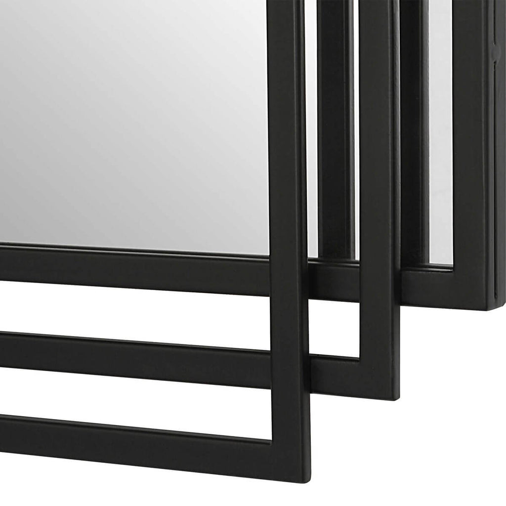 UTTERMOST AMHERST MIRROR BLACK 09768