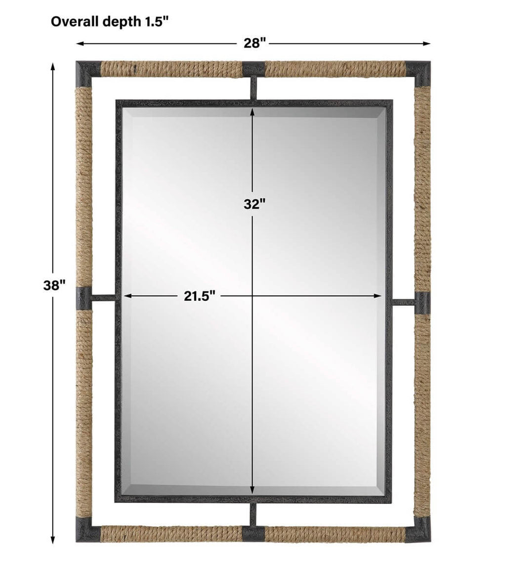 UTTERMOST MELVILLE MIRROR 09769