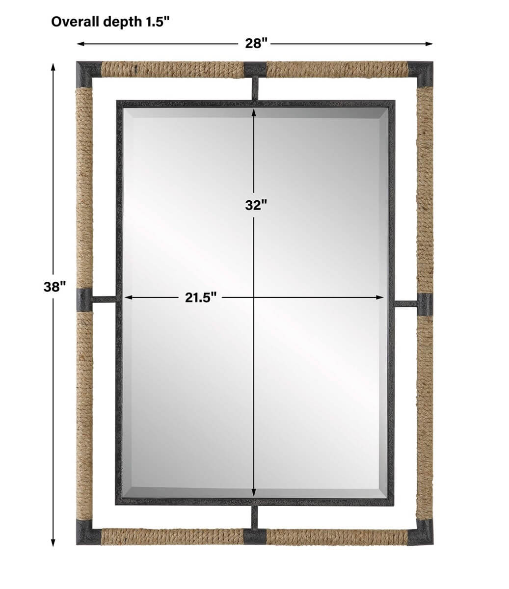 UTTERMOST MELVILLE MIRROR 09769