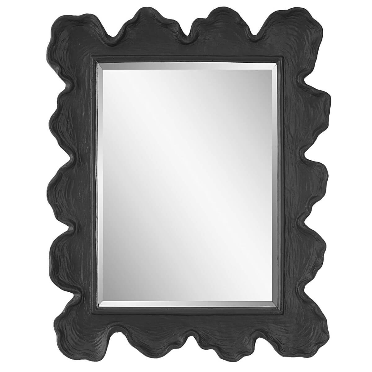 UTTERMOST SEA CORAL MIRROR BLACK 09775