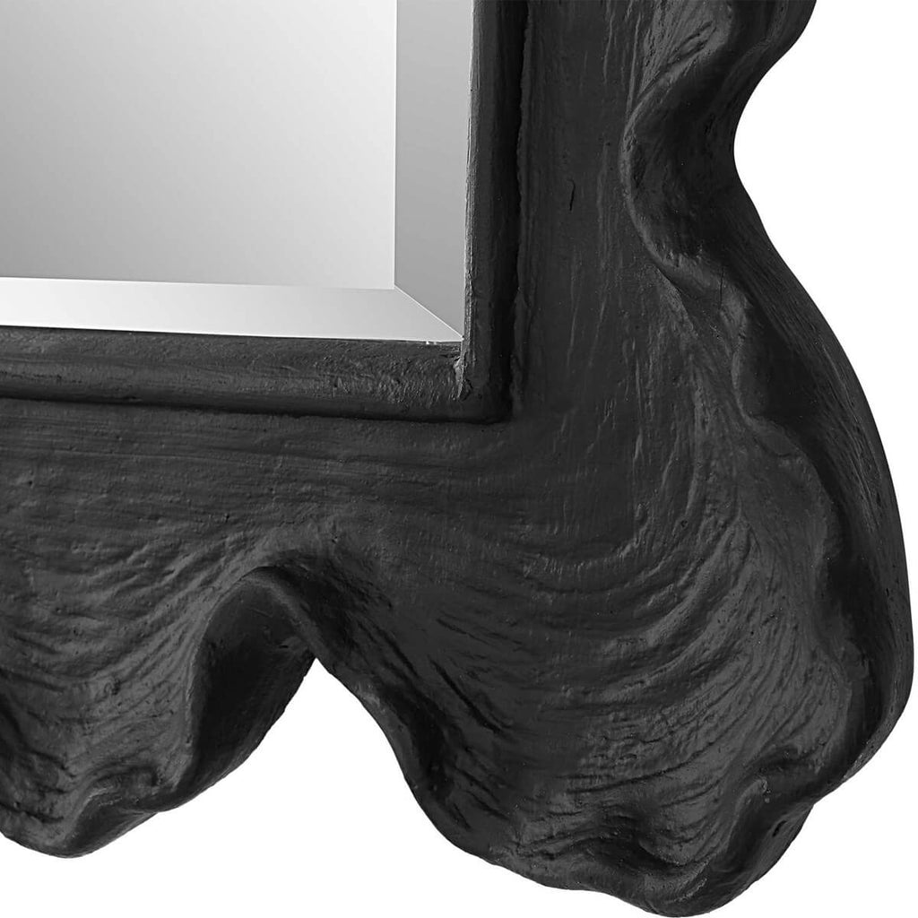 UTTERMOST SEA CORAL MIRROR BLACK 09775