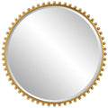 UTTERMOST TAZA ROUND MIRROR GOLD 09777