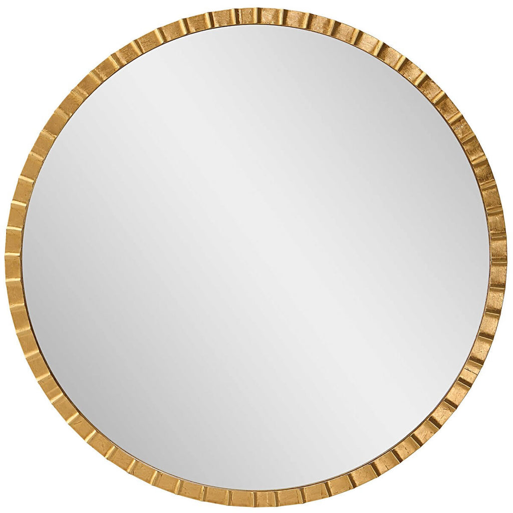 UTTERMOST DANDRIDGE ROUND MIRROR GOLD 09781