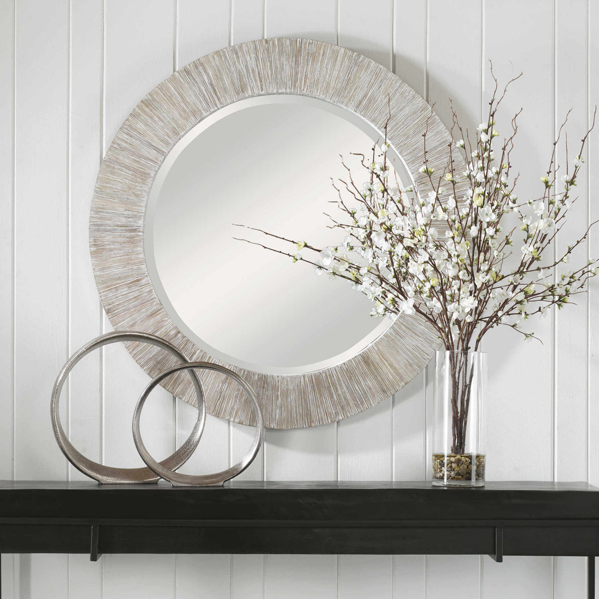 UTTERMOST REPOSE ROUND MIRROR 09785