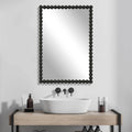 UTTERMOST SERNA VANITY MIRROR BLACK 09789